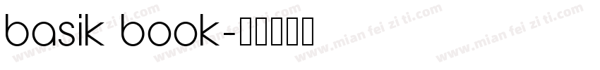 basik book字体转换